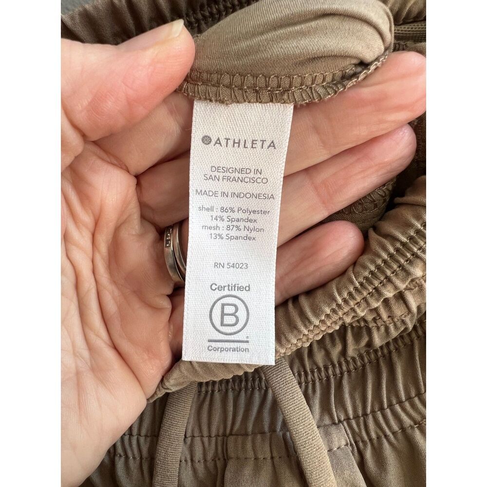 Woman's Athleta Camden Joggers size 10 in brown - Picture 4 of 6